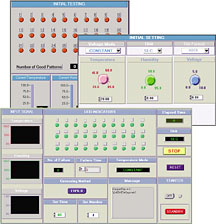 Monitoring an accelerated life test